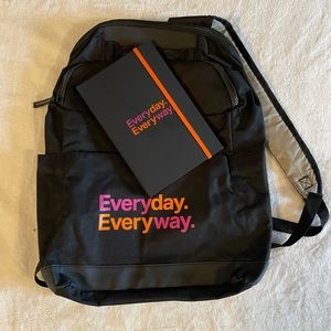 Back pack and matching hardback notebook